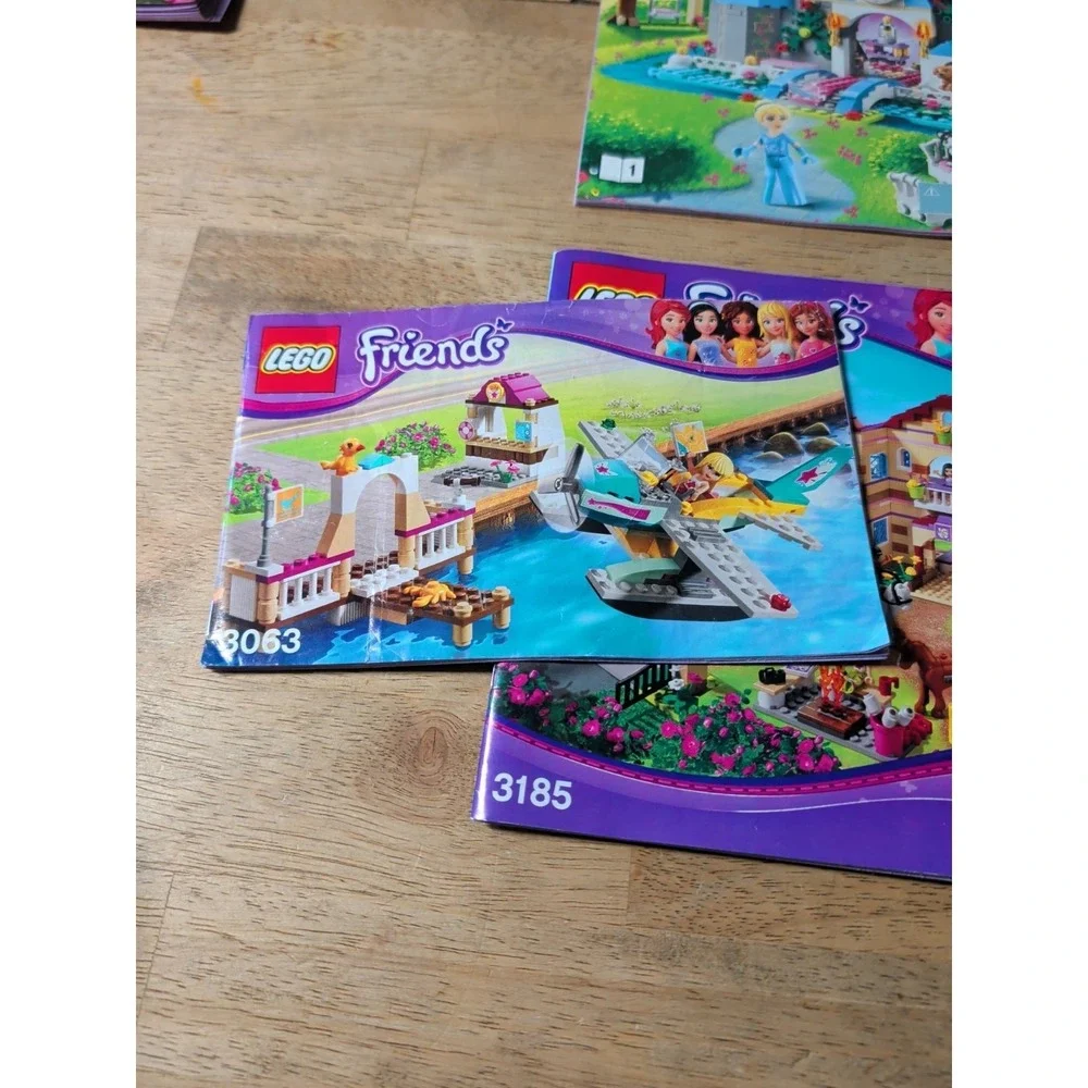 LEGO FRIENDS Instruction Manuals: Lot of‎ 16 Booklets, 41007 41055 3063 And More